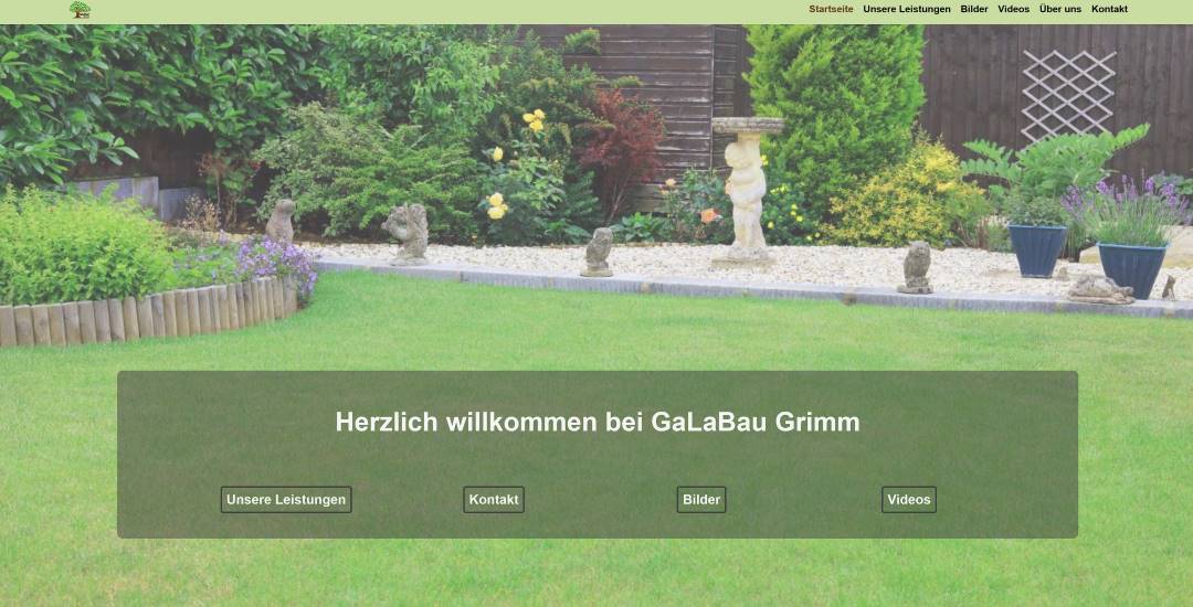 Website GaLaBau Grimm