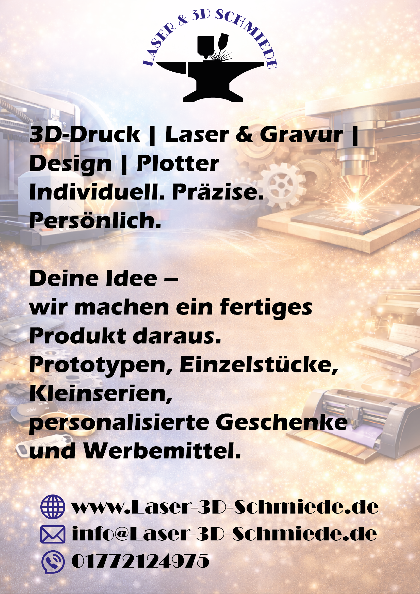 Beispiel für Flyer- und Printgestaltung
